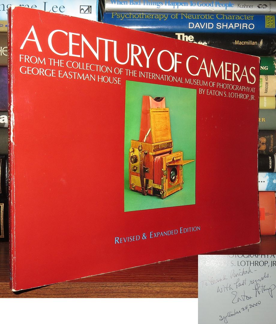 EATON S. LOTHROP JR. - A Century of Cameras Signed 1st