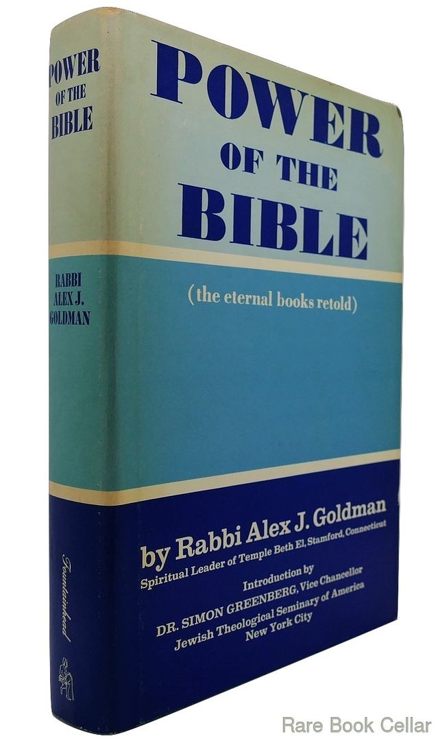 GOLDMAN, RABBI ALEX J. - Power of the Bible