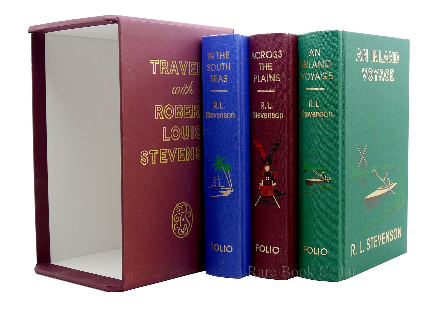 ROBERT LOUIS STEVENSON - Travels with Robert Louis Stevenson: Folio Society