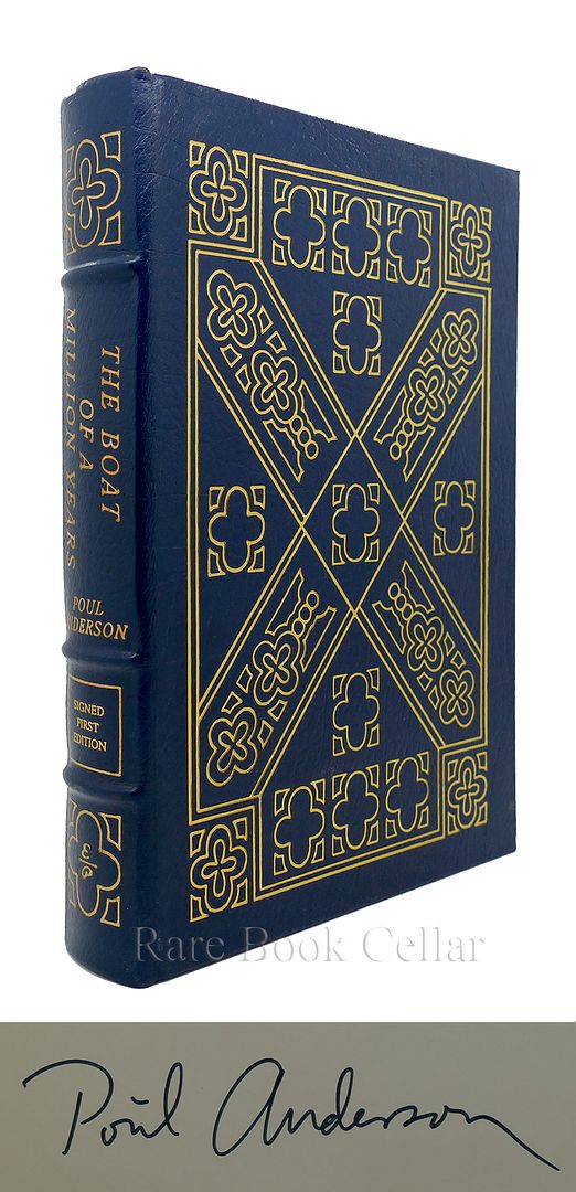 POUL ANDERSON - The Boat of a Million Years Signed Easton Press