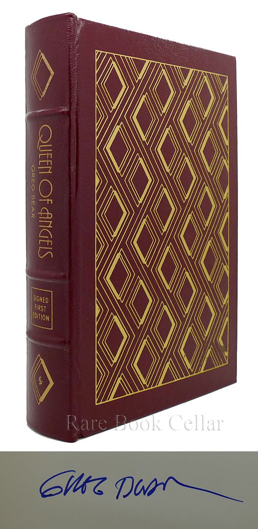 GREG BEAR - Queen of Angels Signed Easton Press