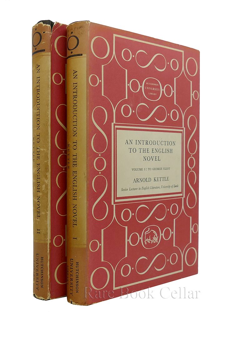 ARNOLD KETTLE - An Introduction to the English Novel. Two Volume Set