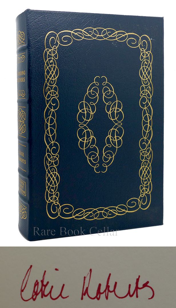 COKIE ROBERTS - Founding Mothers Signed Easton Press