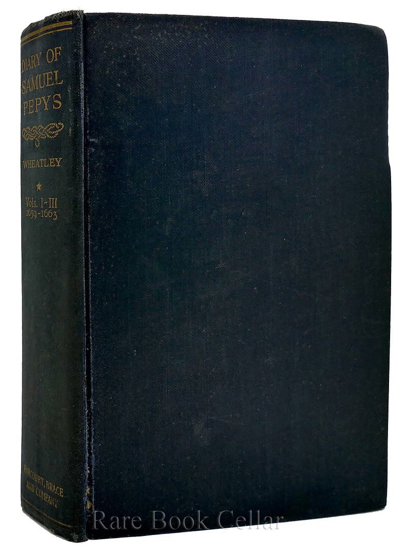 SAMUEL PEPYS, SELECTED AND EDITED ROBERT LATHAM - Diary of Samuel Pepy's. Volume I-III 1659-1663