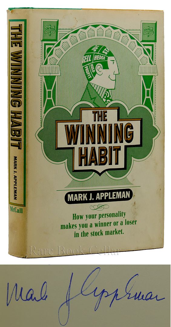 MARK J APPLEMAN - The Winning Habit Signed 1st