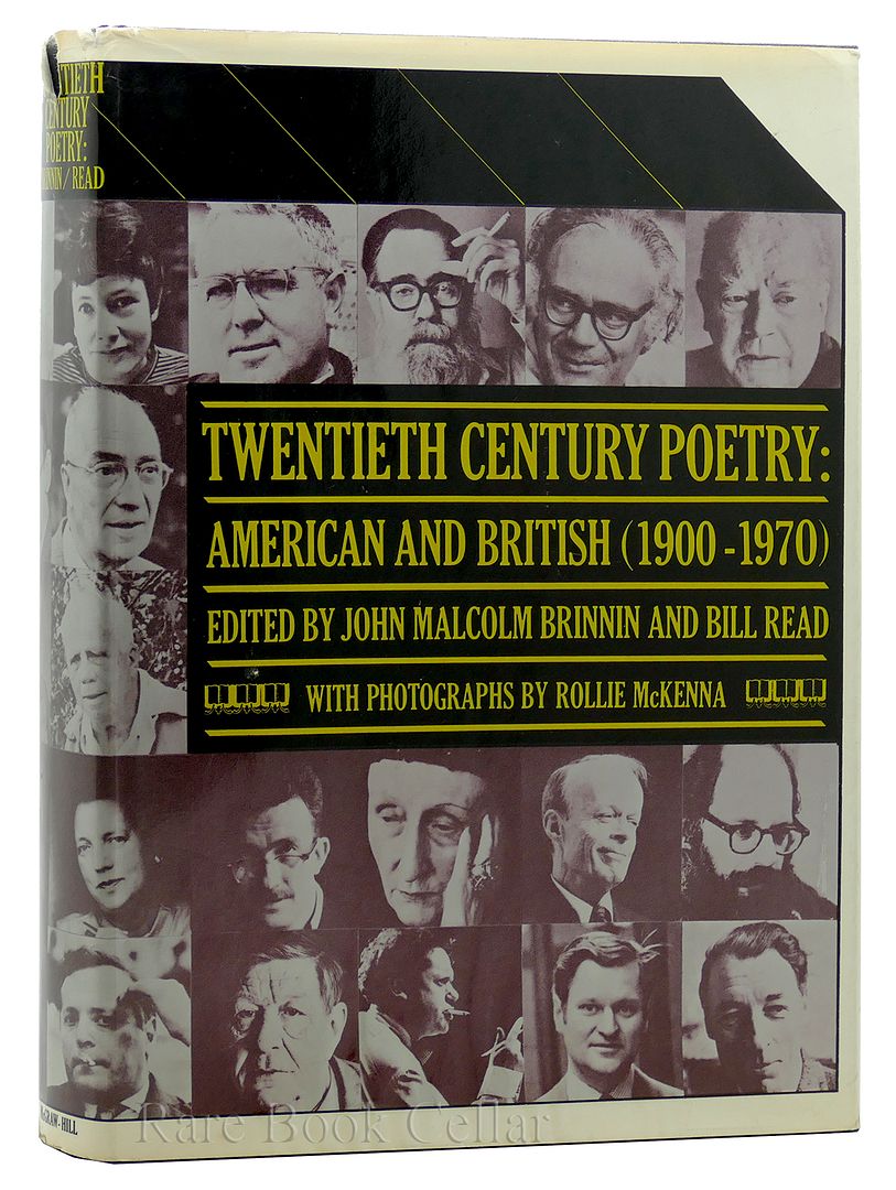 JOHN MALCOLM BRINNIN - Twentieth Century Poetry American and British (1900-1970)