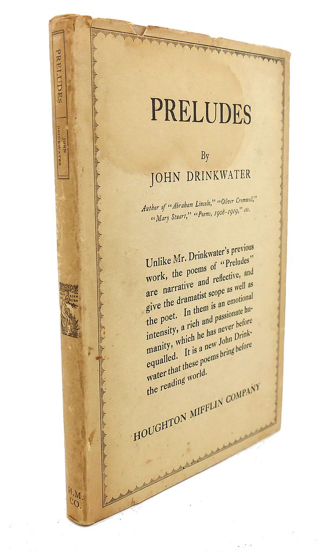 JOHN DRINKWATER - Preludes, 1921-1922