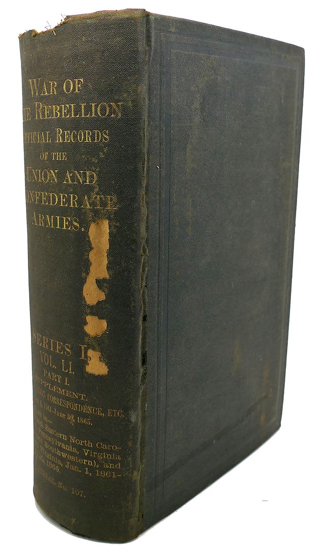 RUSSELL A. ALGER - War of the Rebellion : A Compliation of the Official Records of the Union and Confederate Armies, Series. I, Volume. LI, Pt. I