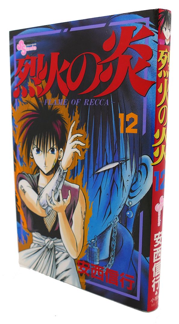 NOBOYUKI ANZAI - Flame of Recca, Vol. 12 Text in Japanese. A Japanese Import. Manga / Anime