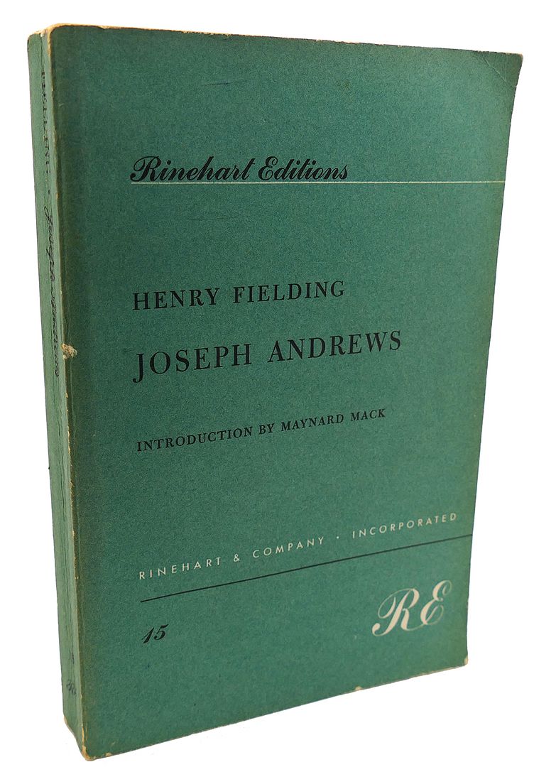HENRY FIELDING - The History of the Adventures of Joseph Andrews and of His Friend Mr. Abraham Adams