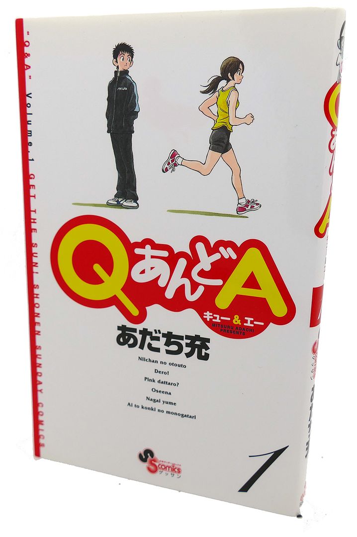 MITSURU ADACHI - Q and a Vol. 1 Text in Japanese. A Japanese Import. Manga / Anime