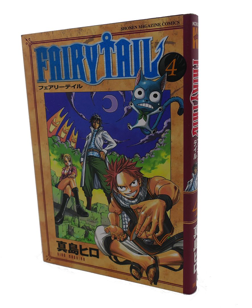 HIRO MASHIMA - Fairy Tail, Vol. 4 Text in Japanese. A Japanese Import. Manga / Anime