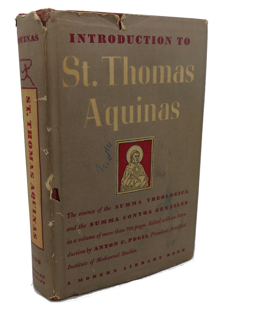 ANTON C. PEGIS - Saint Thomas Aquinas