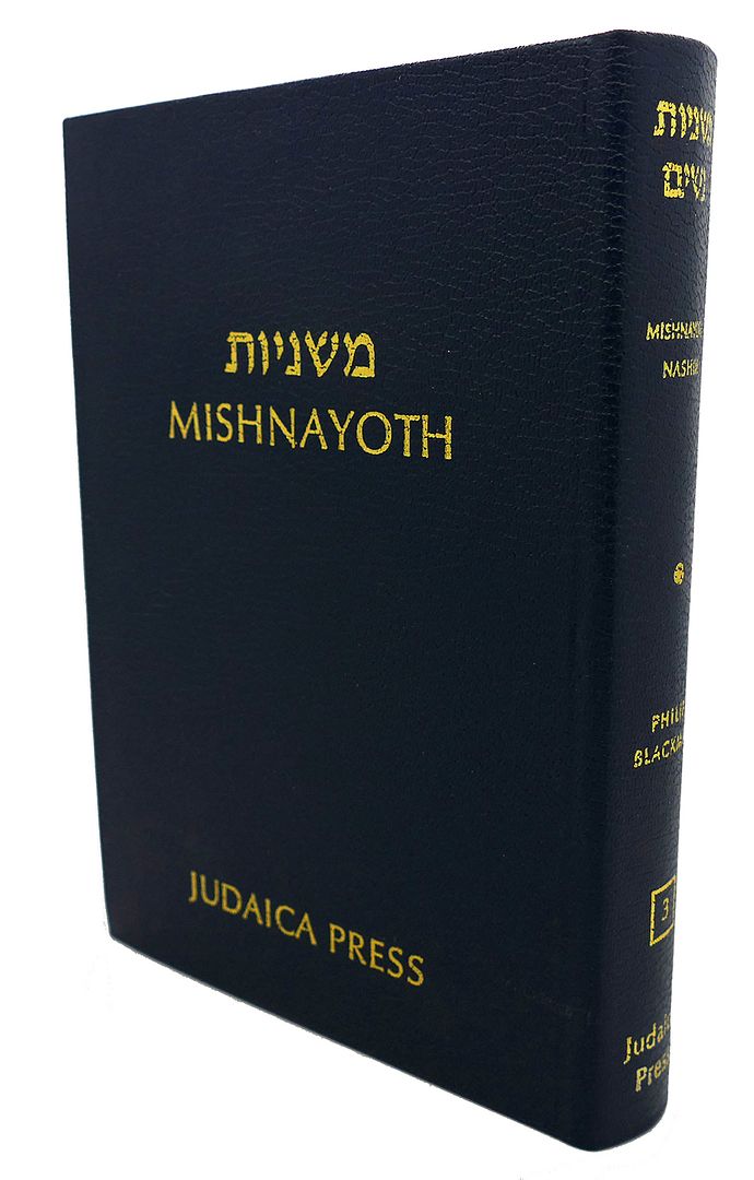  - Mishnayoth , Volume III : Order Nashim