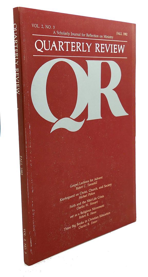  - Quarterly Review, Volume 2, No. 3 - Fall 1982 : A Scholarly Journal for Reflection on Ministry