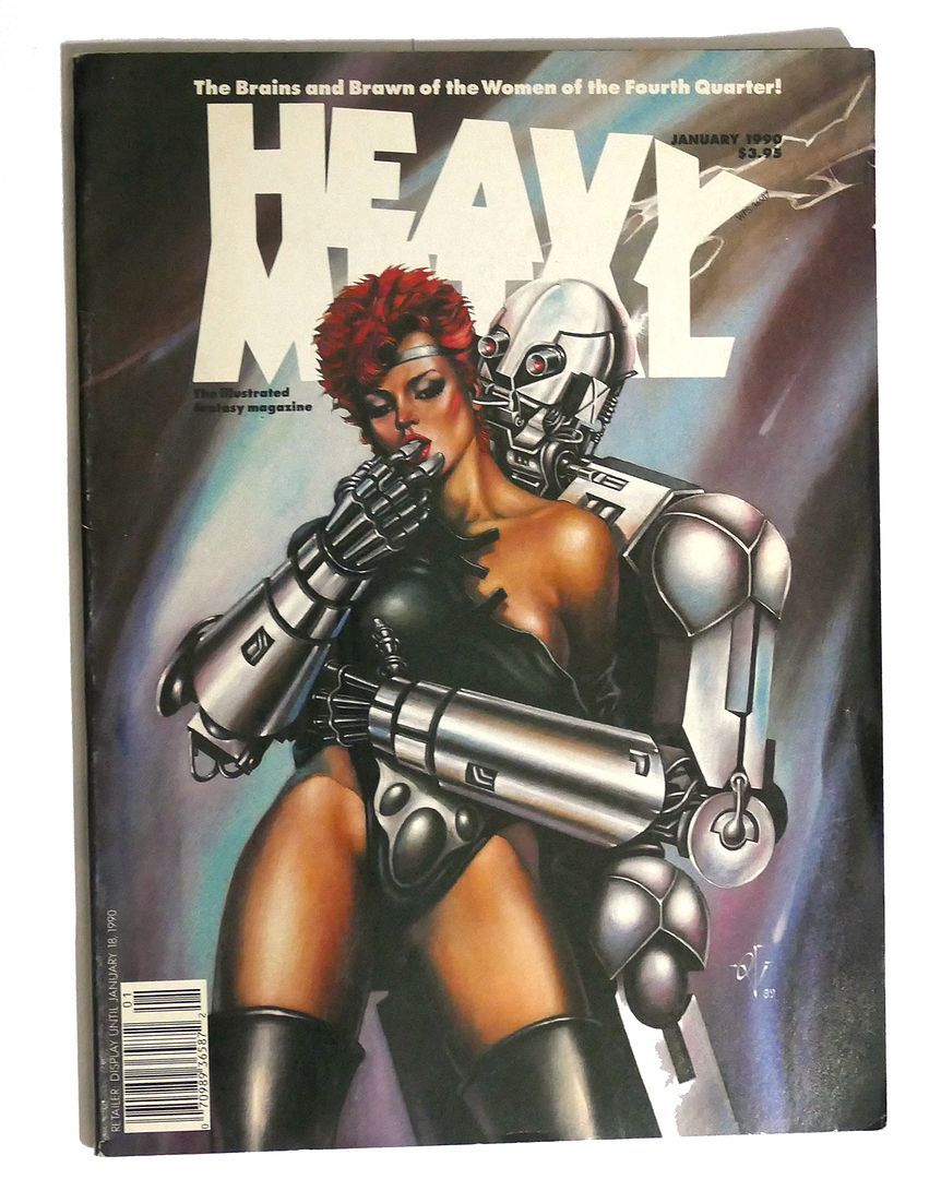  - Heavy Metal Magazine, January 1990