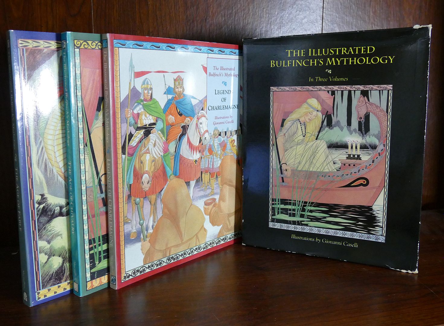 THOMAS BULFINCH, GIOVANNI CASELLI - The Illustrated Bulfinch's Mythology in Three Volumes