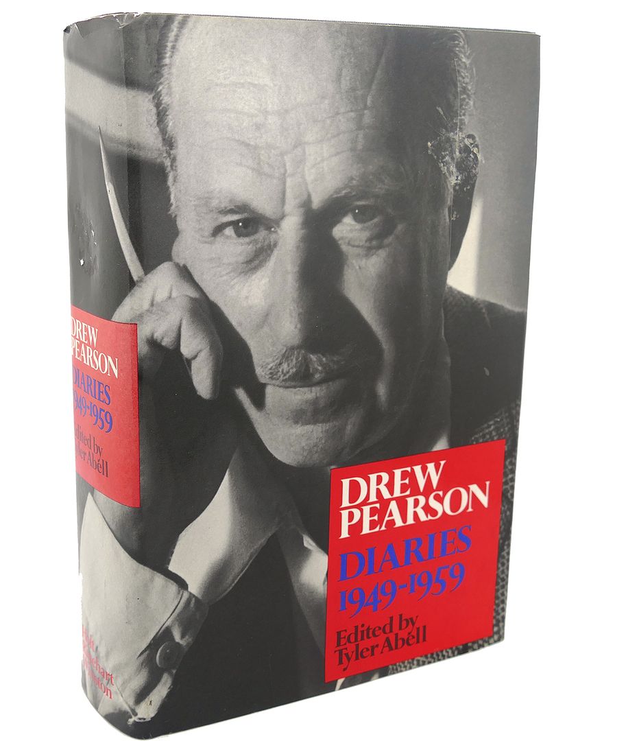 DREW PEARSON - Diaries, 1949-1959