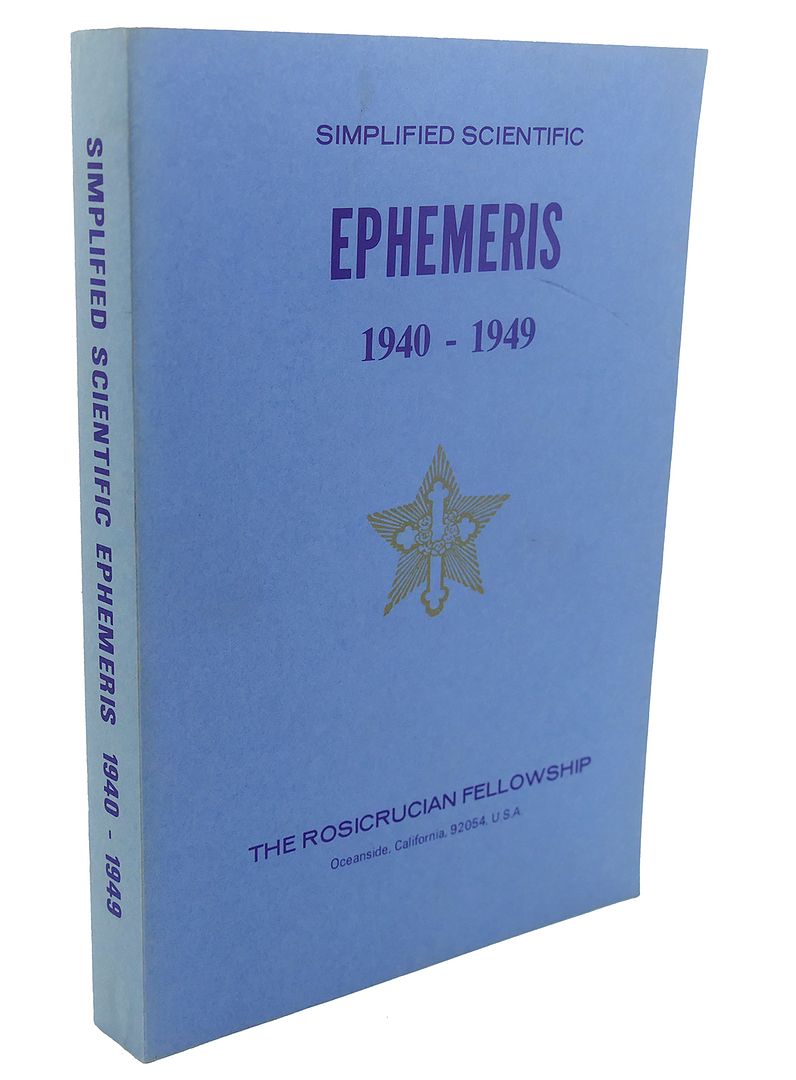  - Ephemeris 1940 - 1949
