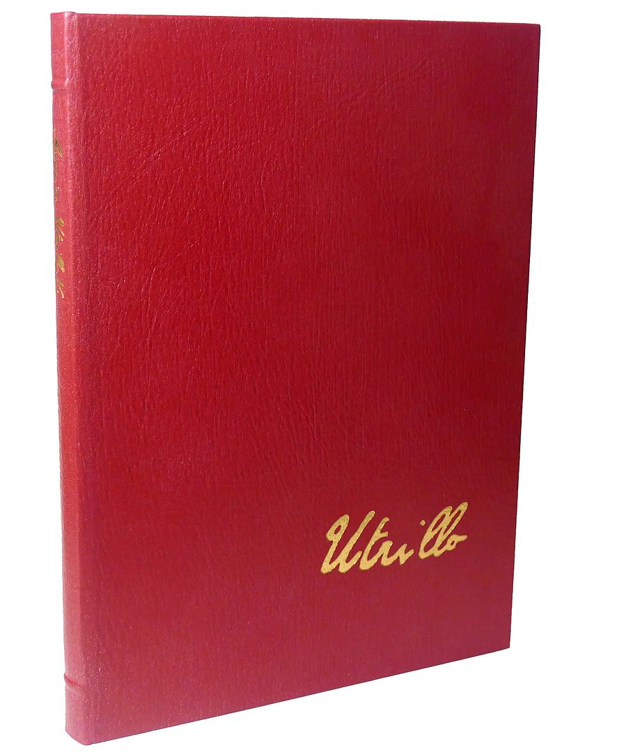 JEANINE WARNOD- MAURICE UTRILLO V - Maurice Utrillo V Easton Press