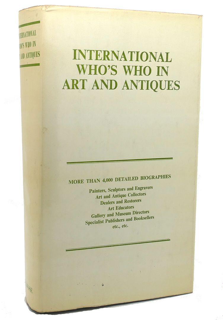 ERNEST KAY - International Who's Who in Art and Antiques 1972