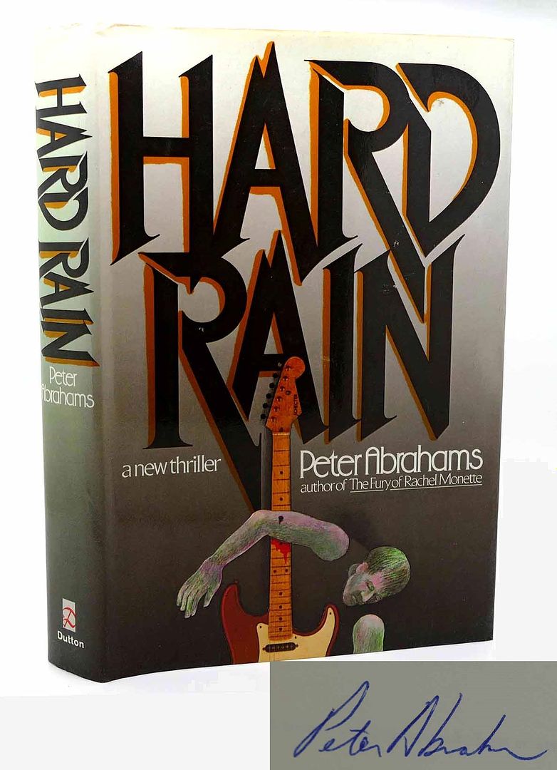 PETER ABRAHAMS - Hard Rain Signed