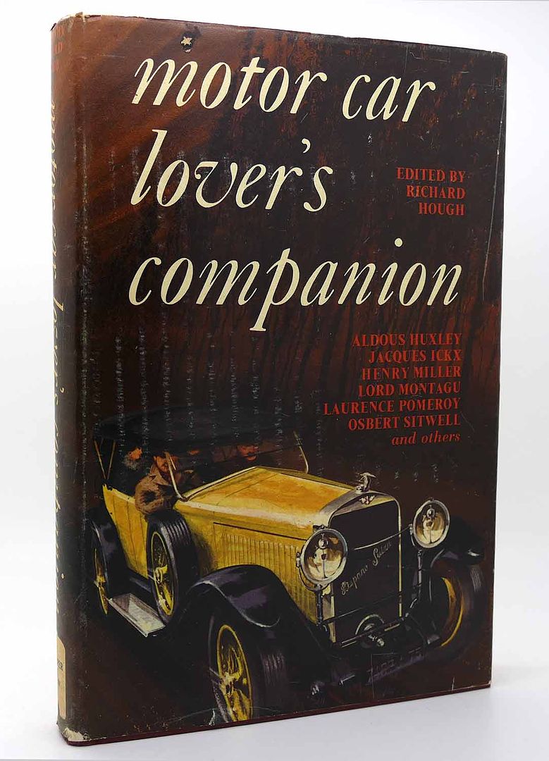 RICHARD HOUGH EDITIOR - Motor Car Lover's Companion