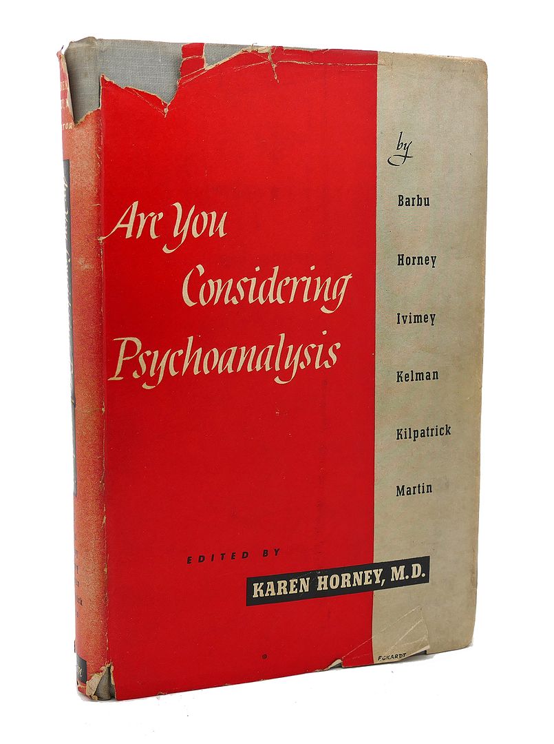 KAREN HORNEY - Are You Considering Psychoanalysis?