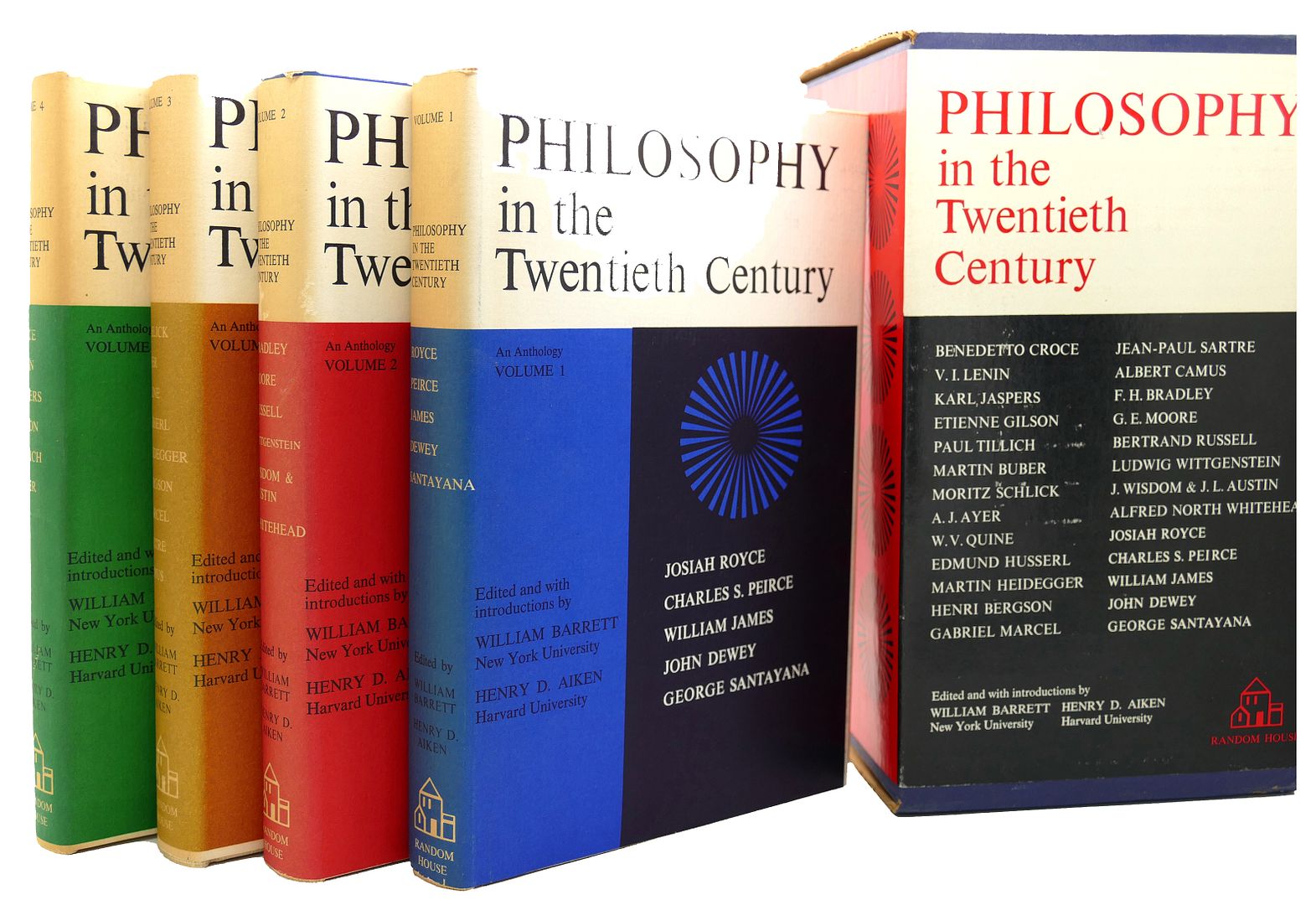 WILLAIM BARRETT AND HENRY D. AIKEN - Philosophy in the Twentieth Century an Anthology 4 Vols.