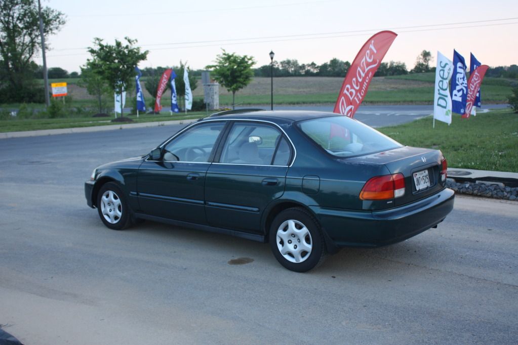 1998 Honda civic ex sedan tire size #5