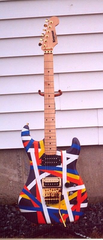 eddie van halen rasta guitar