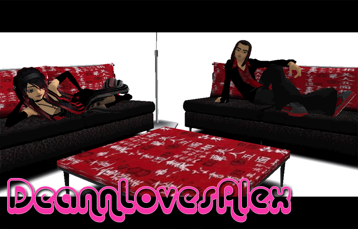 Asian Couple Couch by DeannLovesAlex