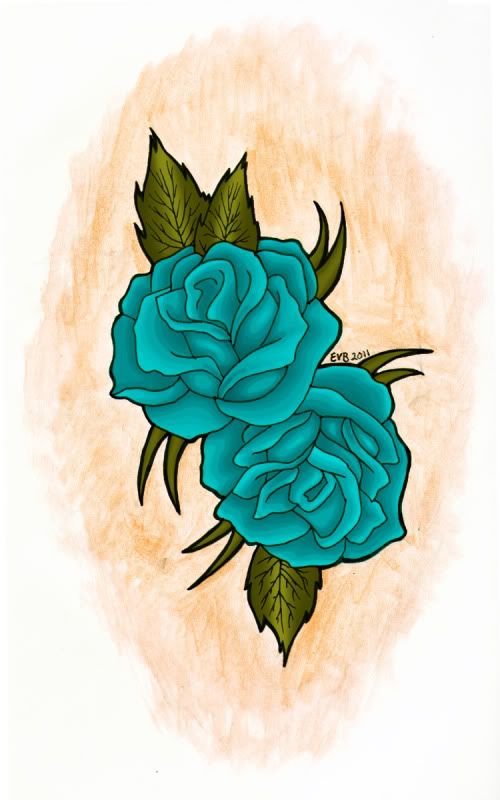 Roses Tattoo Design