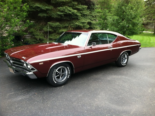 1969 Burgundy Ss396 Chevelle - The Supercar Registry