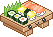 A yummy sushi meal with eyes :D