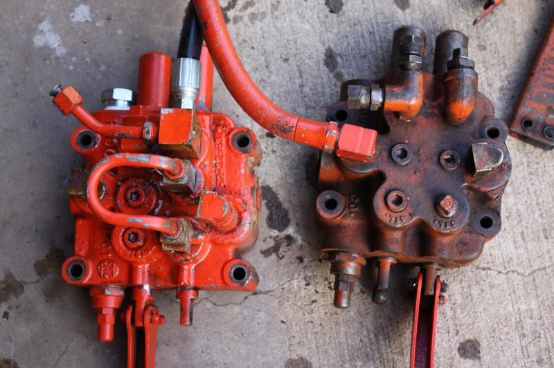 hydraulic d10 allis valve problem control side