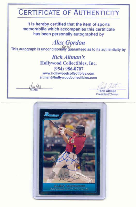 [Sportsgraphing.com] Alex Gordon Private Signing