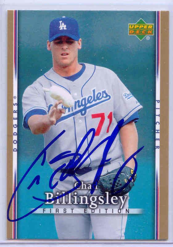 [Sportsgraphing.com] Chad Billingsley PRIVATE signing-Sept 25th G/U available