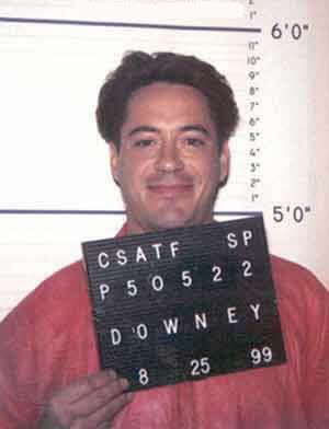 Downey Mugshot