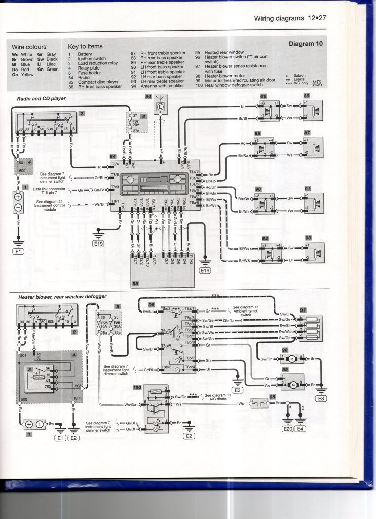 Passat 1998 B5 Tdi Wiring Diagram Wanted