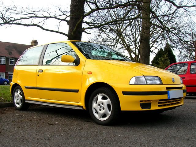 I have a yellow Fiat Punto