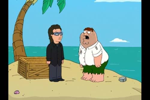 Bono In Family Guy Episode - U2 Feedback