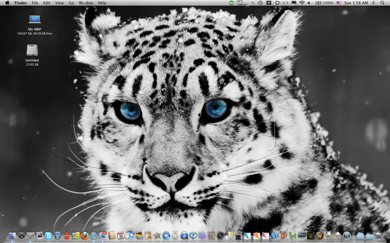 snow leopard wallpaper desktop. ShowCase your Snow Leopard