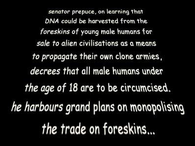 cutting foreskins