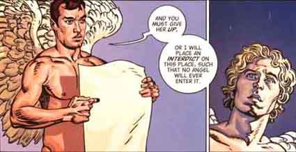 Lucifer#50 Gabriel continues to be a toerag.