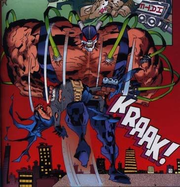 Newsflash: Bane breaks Batman's back.