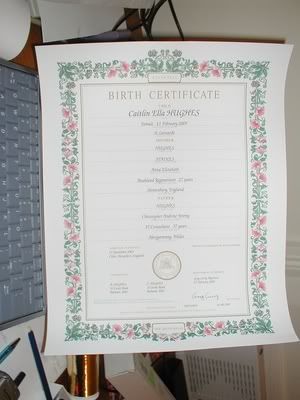 Birth Certificate