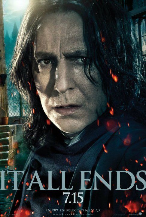 alan rickman harry potter poster. Harry Potter and the Deathly