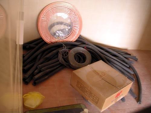 materials for air-con installation