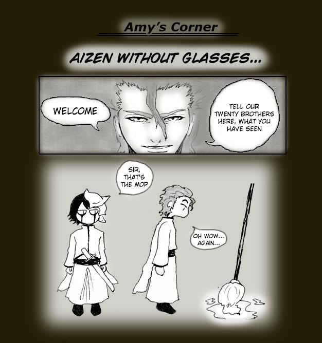 funny Aizen - No Glasses Pictures, Images and Photos